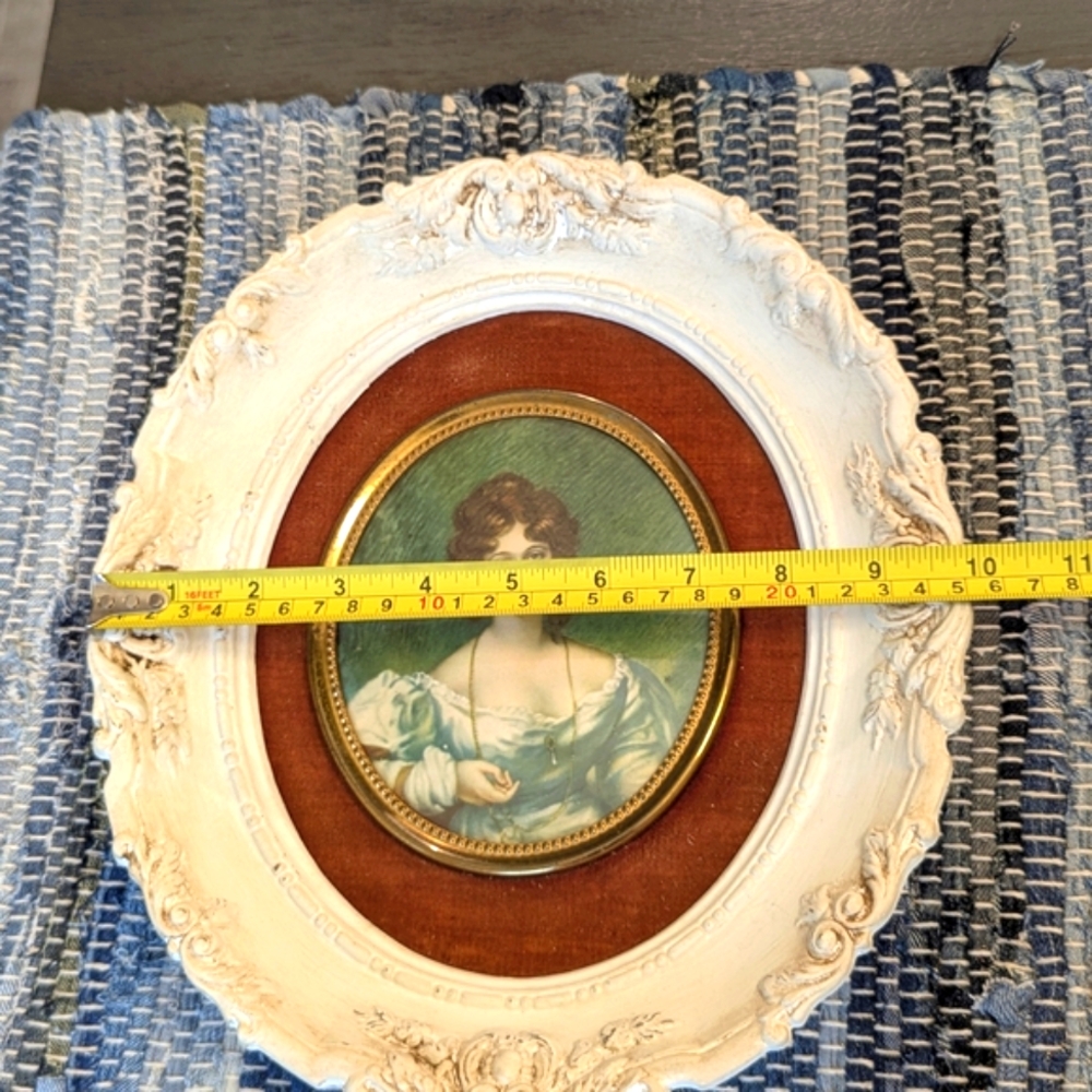 Vintage Creative Creations Mrs Crocker by Thomas Lawrence Oval Ornate Frame - Picture 6 of 6